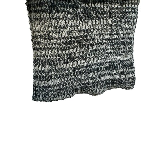 Free People Womens Oversized Knit Sweater  L Gray Linen Blend - Picture 9 of 12